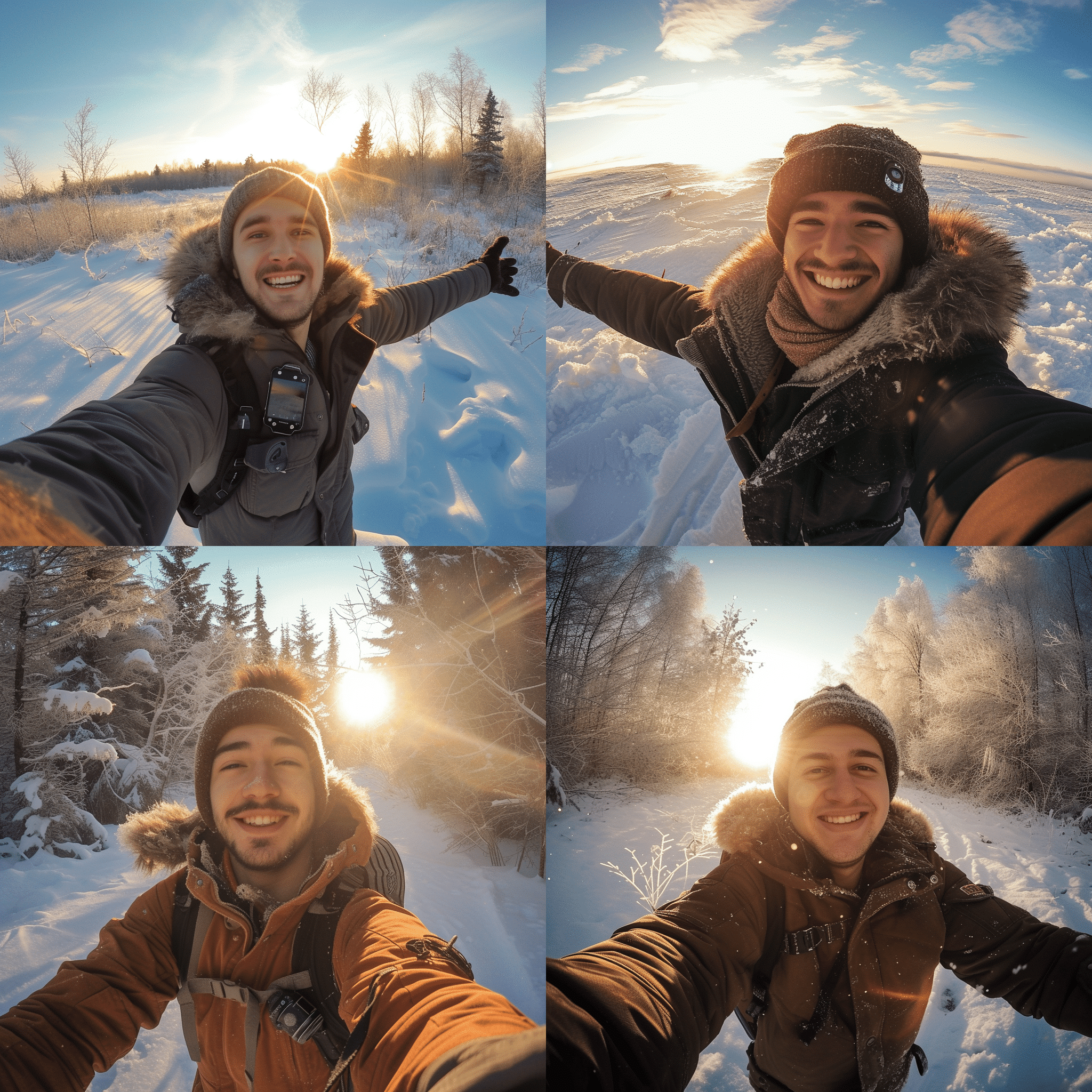 jennyhabermehl_a_young_man_in_a_winter_landscape_taking_a_selfi_9b0cc203-629d-4418-857c-8c67d93e09c0