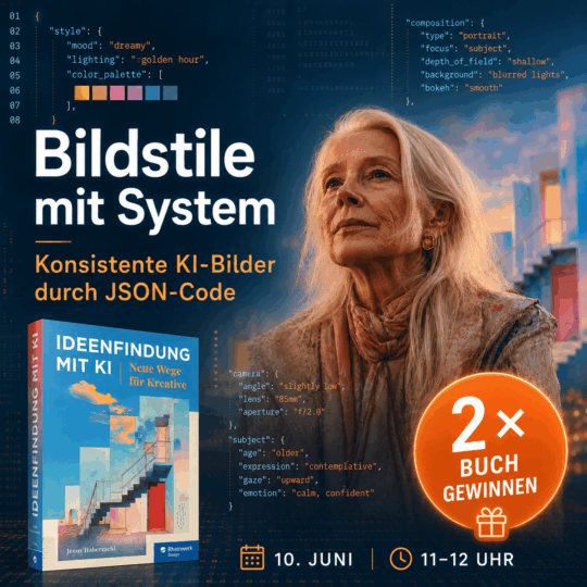 KI-Webinar mit Buchverlosung