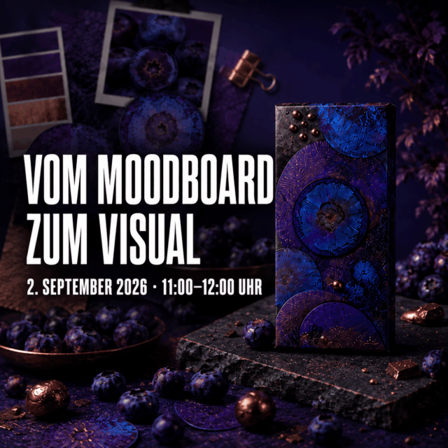 Vom Moodboard zum fertigen Visual: Webinar bei der AGD