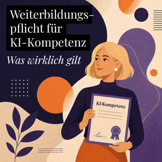 Weiterbildungspflicht für KI-Kompetenz: Was wirklich gilt